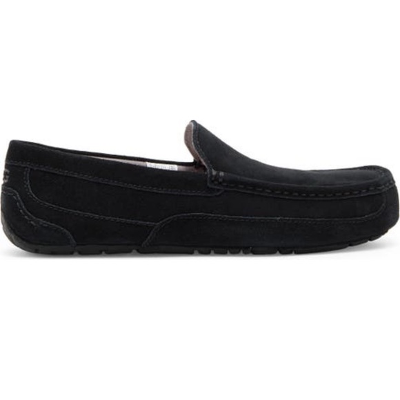 UGG Alder Faux Shearling Lined Suede Slipper (Men) main image 6